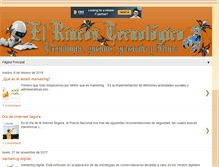 Tablet Screenshot of elrincontecnologico.com